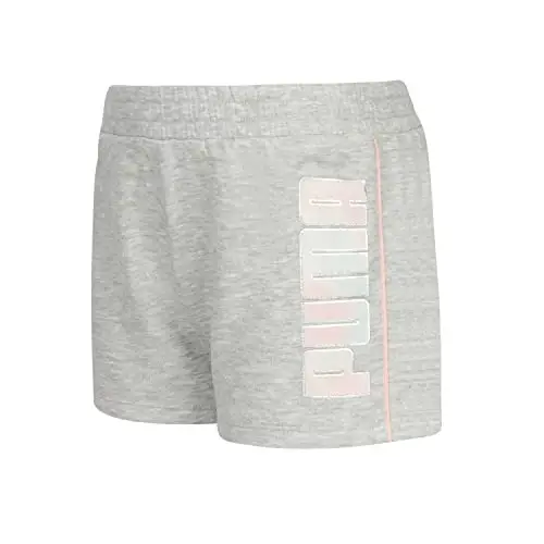 PUMA Girls' Cotton French Terry Short - 2