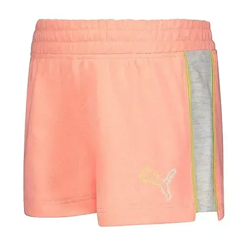 PUMA Girls' Cotton French Terry Short - 3