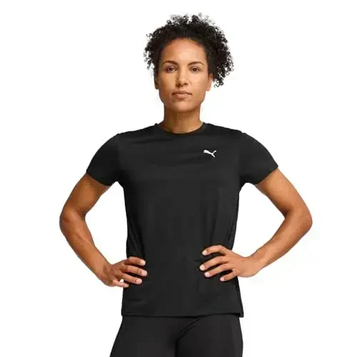 PUMA Womens Train All Day Essential Logo T-Shirt 