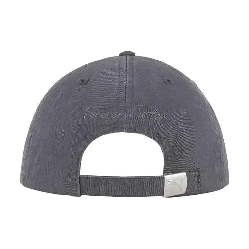 PUMA Womens Tonal Jumpcat Washed Cotton Twill Adjustable Baseball Cap - MODAZONE (1)