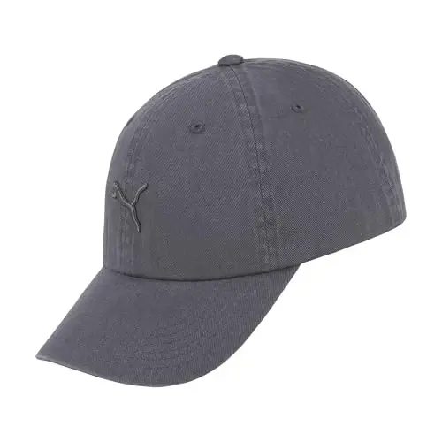 PUMA Womens Tonal Jumpcat Washed Cotton Twill Adjustable Baseball Cap - 4