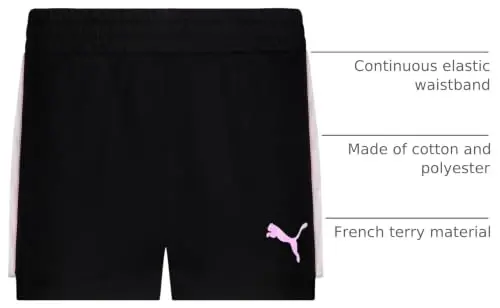 PUMA Kids Summer Daze French Terry Shorts (Big Kid) - 4