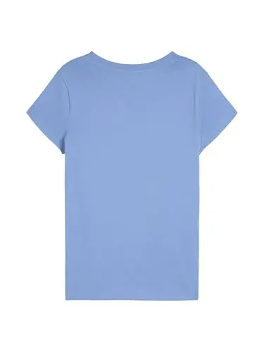 Puma Girls Core Logo Short Sleeve T-Shirt, Crewneck, Soft and Lightweight - PUMA (1)