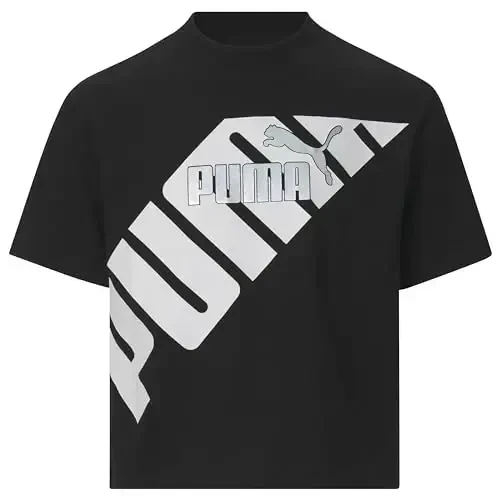 PUMA Girls' Short Sleeve T-Shirt, Fashion Prints & Colors, Soft and Comfortable - 5