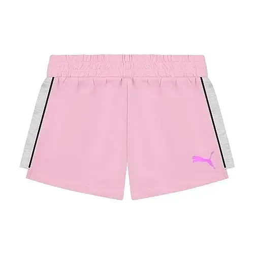 PUMA Girls' Cotton French Terry Short - 3