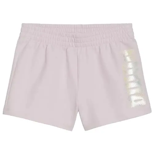 PUMA Girls' Cotton French Terry Short - 1