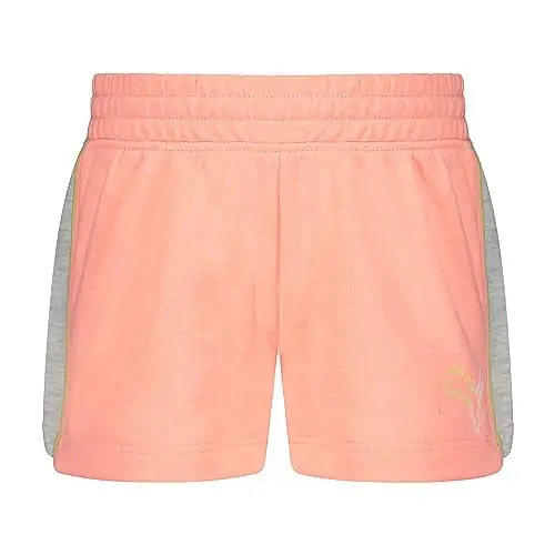 PUMA Girls' Cotton French Terry Short 