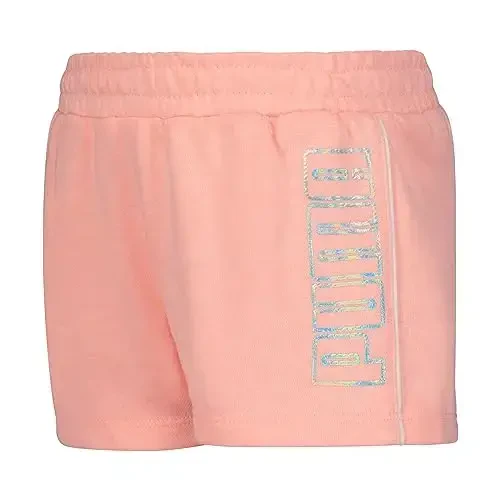 PUMA Girls' Cotton French Terry Short - 3
