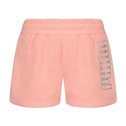 PUMA Girls' Cotton French Terry Short - 1