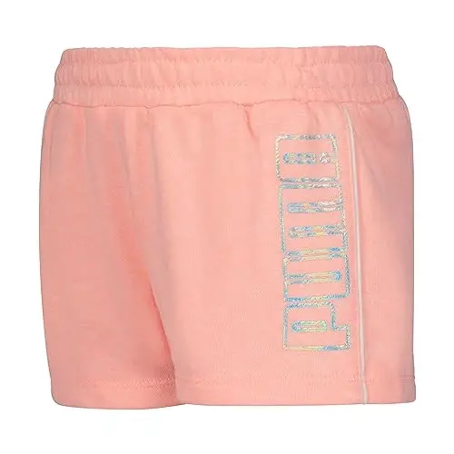 PUMA Girls' Cotton French Terry Short - 3
