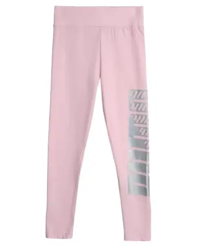 PUMA Girls' Leggings - Comfort Stretch Athletic Legging Pants - Active Yoga Pants for Girls – Flare or Basic Leggings (S-XL) - 1