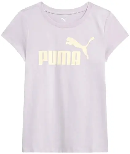 PUMA Girls T-Shirt - Core Logo T-Shirt for Girls - Basic Athletic Crewneck Short Sleeve Tee (7-16) - 2