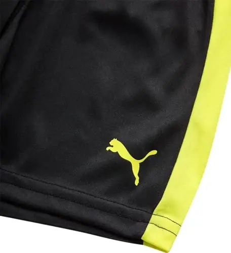 PUMA Little Boys 3 Piece Active T-Shirt Performance Shorts Set (Sizes 2T-7) | Soft Breathable Cotton Blend, Comfortable Active Fit, Short Sleeve Crewneck, Great for Play & Everyday Youth Wear - 6