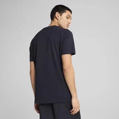 PUMA Mens Essentials Logo Crew Neck Short Sleeve Casual Tops Casual - 6