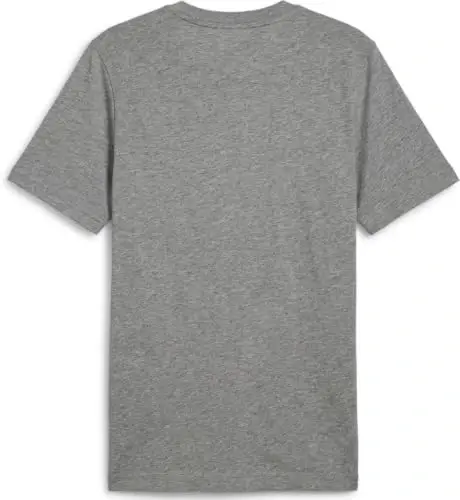 PUMA Mens Essentials Logo Crew Neck Short Sleeve Casual Tops Casual - 3