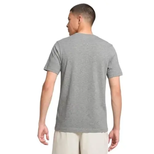 PUMA Mens Essentials Logo Crew Neck Short Sleeve Casual Tops Casual - 4