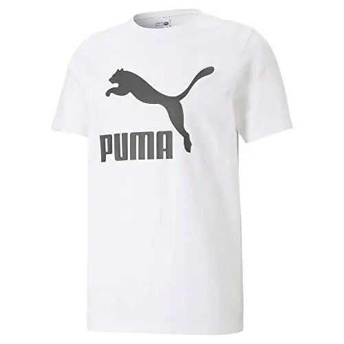 PUMA Mens Essentials Logo Crew Neck Short Sleeve Casual Tops Casual - Puma