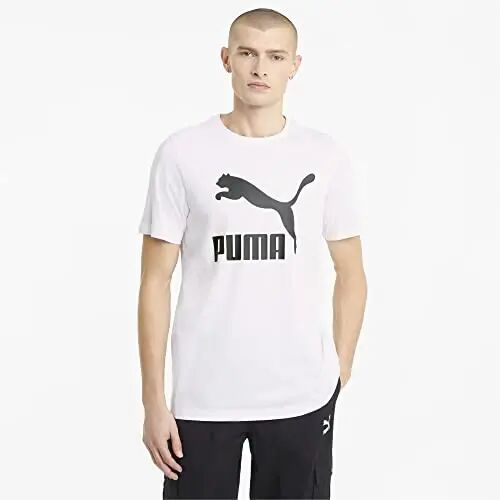 PUMA Mens Essentials Logo Crew Neck Short Sleeve Casual Tops Casual - 4