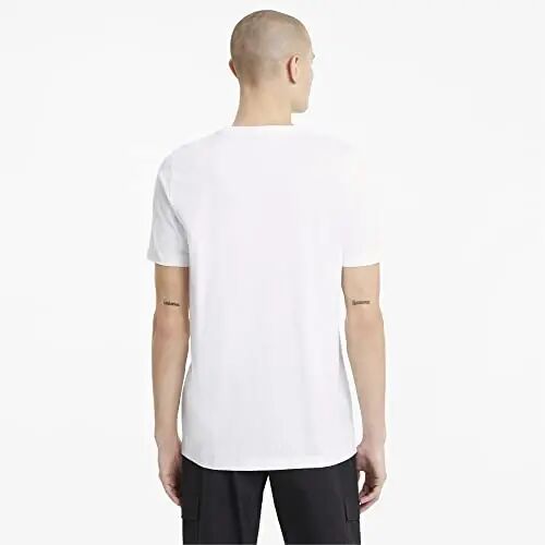 PUMA Mens Essentials Logo Crew Neck Short Sleeve Casual Tops Casual - 5