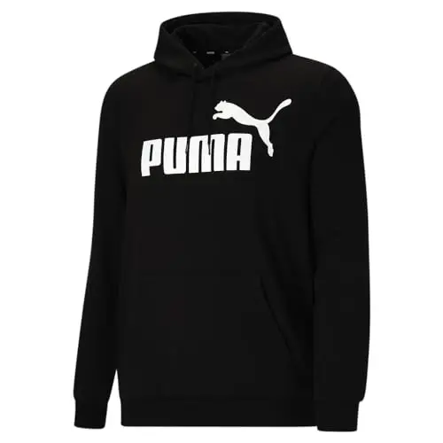 PUMA Men's Essentials Logo Fleece Hoodie (Available in Big & Tall) - 3