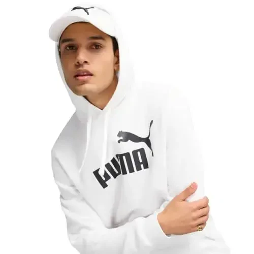 PUMA mens Essentials Logo Fleece Hoodie (Available in Big & Tall) - 5