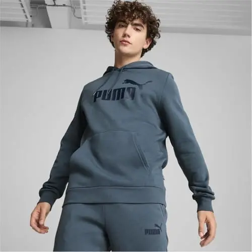 PUMA mens Essentials Logo Fleece Hoodie (Available in Big & Tall) - 2