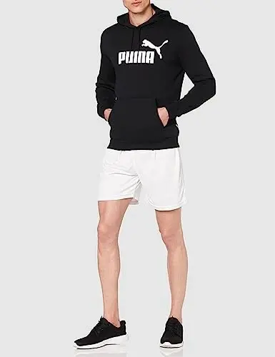 PUMA mens Essentials Logo Fleece Hoodie (Available in Big & Tall) - PUMA