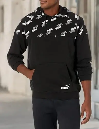 PUMA mens Essentials Logo Fleece Hoodie (Available in Big & Tall) - 3