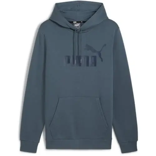 PUMA mens Essentials Logo Fleece Hoodie (Available in Big & Tall) 
