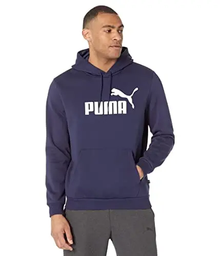 PUMA mens Essentials Logo Fleece Hoodie (Available in Big & Tall) - 1