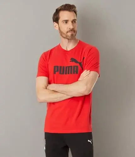 PUMA Mens Essentials Logo T-Shirt (Available in Big & Tall) - 5