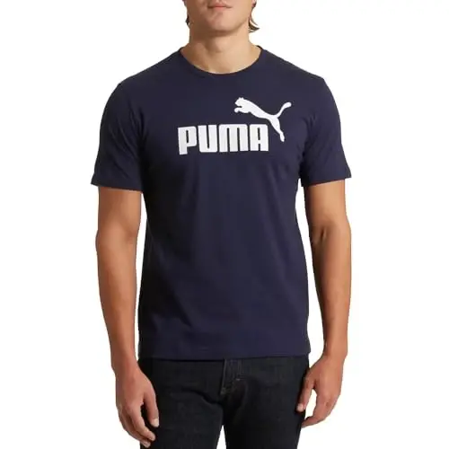 Puma Mens Essentials Logo T-Shirt (Available in Big & Tall) 