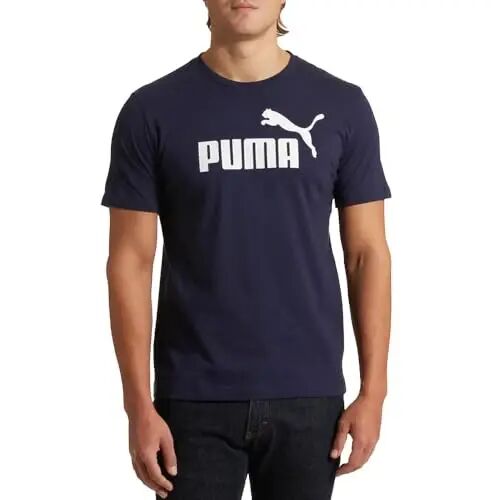 Puma Mens Essentials Logo T-Shirt (Available in Big & Tall) - 1