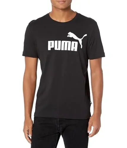 Puma Mens Essentials Logo T-Shirt (Available in Big & Tall) - 1