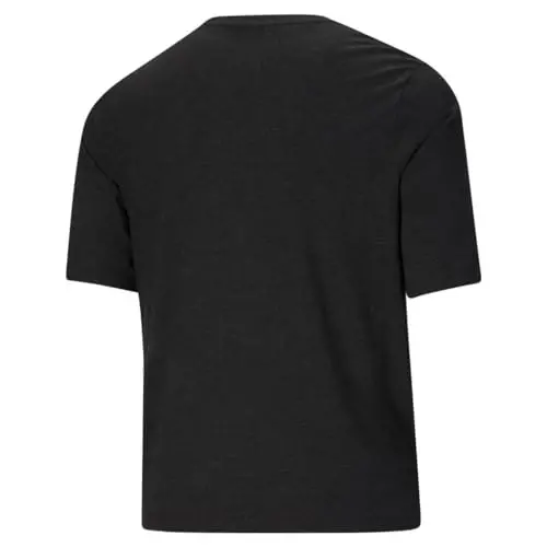 PUMA Men's Essentials Logo Tee, Grey, Standard Length, Classic Fit, Short Sleeve, Cotton 100%, T-Shirt, Sports, 586253-07 - 4