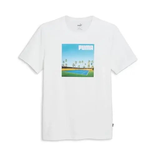 PUMA Mens Graphic T-Shirt (Available in Big and Tall Sizes) 
