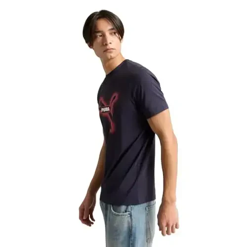 PUMA Mens Graphic T-Shirt (Available in Big and Tall Sizes) - 3