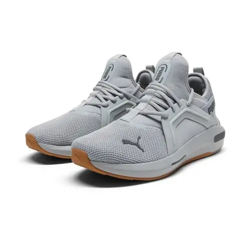 PUMA Mens Softride Enzo 5 Running Sneakers Shoes - White - 5