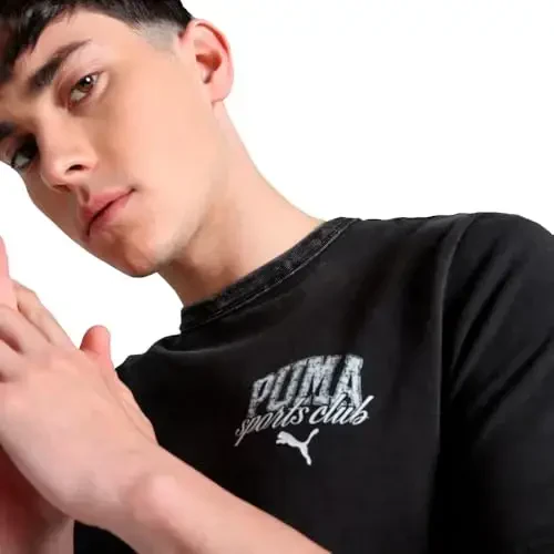 PUMA Мужская графическая футболка (доступна в больших и высоких размерах) - 3