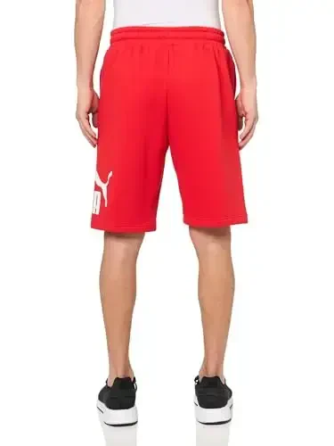 PUMA Мужские флисовые шорты с логотипом 10