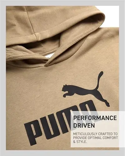 PUMA o'g'il bolalar uchun kapüşon - Fleece Pullover Atletik Sviter, Kenguru cho'ntakli - O'g'il bolalar uchun Performance kapüşon (O'lchamlar: 8-20) - 3