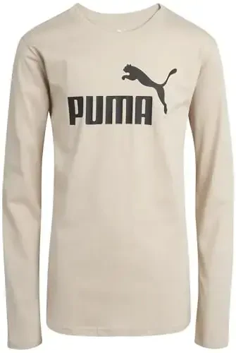PUMA o'g'il bolalar uzun qisma ko'ylaklari - O'g'il bolalar uchun nafas oladigan atletik uzun qisma ko'ylaklar - Kundalik tepa futbolkalari (o'lchamlari S-XL) 
