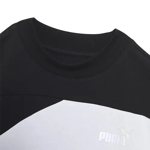 PUMA Qizlar uchun qisqa yengli futbolka, moda printlari va ranglari, yumshoq va qulay - 3