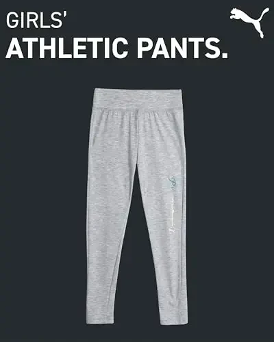 PUMA Qizlarining Legginglari - Qulay Stretch Atletik Legging Shimlar - Qizlar uchun Faol Yoga Shimlar - Flare yoki Asosiy Legginglar (S-XL) - 3