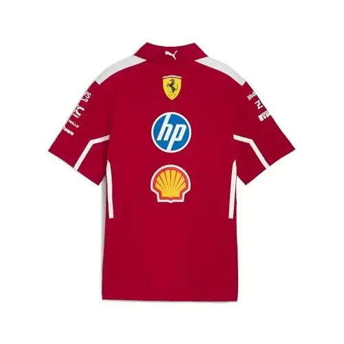 PUMA Scuderia Ferrari F1 2025 Women's Team Polo - Red - PUMA (1)