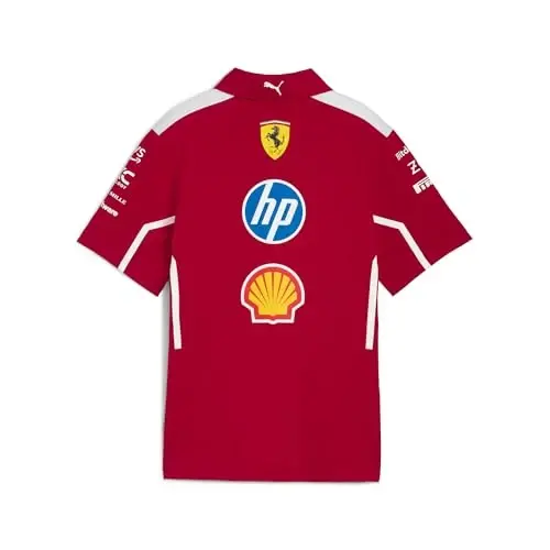 PUMA Scuderia Ferrari F1 2025 Women's Team Polo - Red - 2