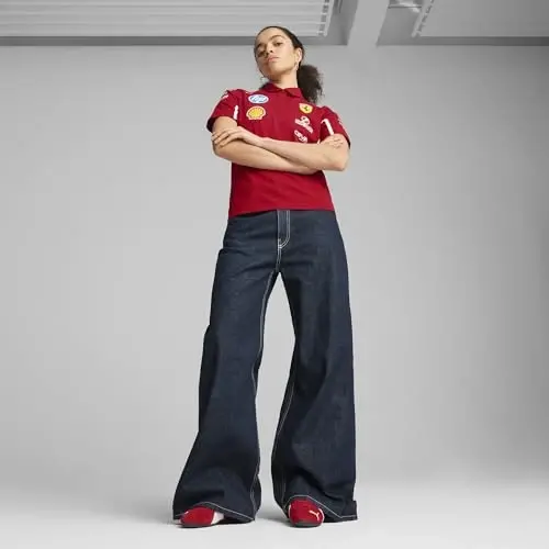 PUMA Scuderia Ferrari F1 2025 Women's Team Polo - Red - 5