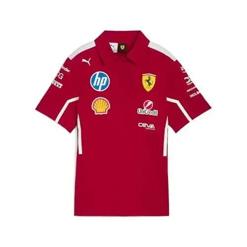 PUMA Scuderia Ferrari F1 2025 Women's Team Polo - Red - PUMA
