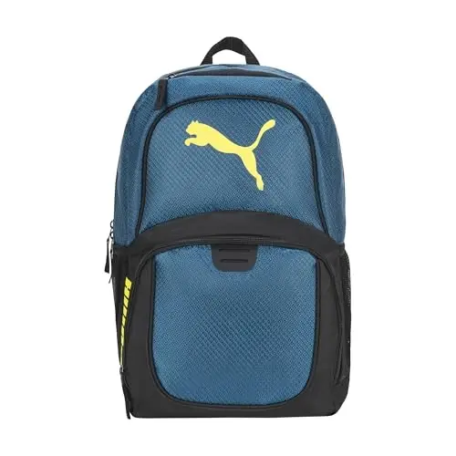 PUMA unisex-adult Contender Backpack with Laptop Sleeve, Item Organizer & Media Pocket - 1