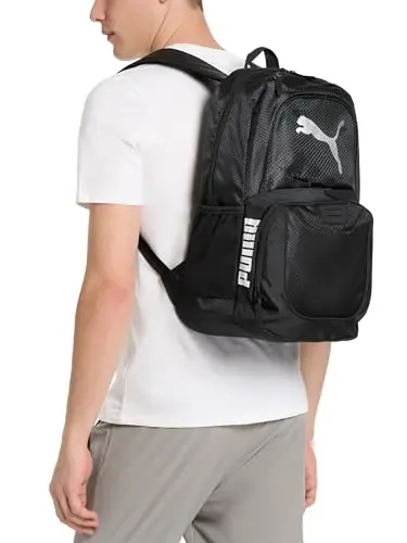 PUMA unisex-adult Contender Backpack with Laptop Sleeve, Item Organizer & Media Pocket - 5